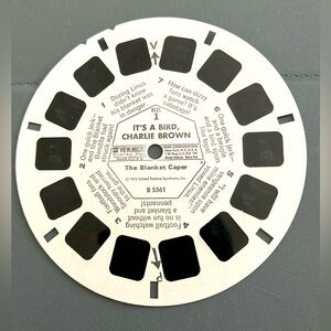 Disney View Master. 
It’s a Bird, CHARLIE BROWN. Reel One.